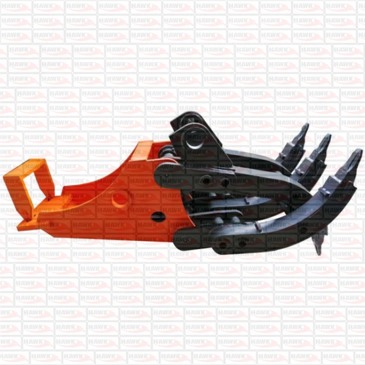 Excavator Attachments Manual Mechanical Grapple