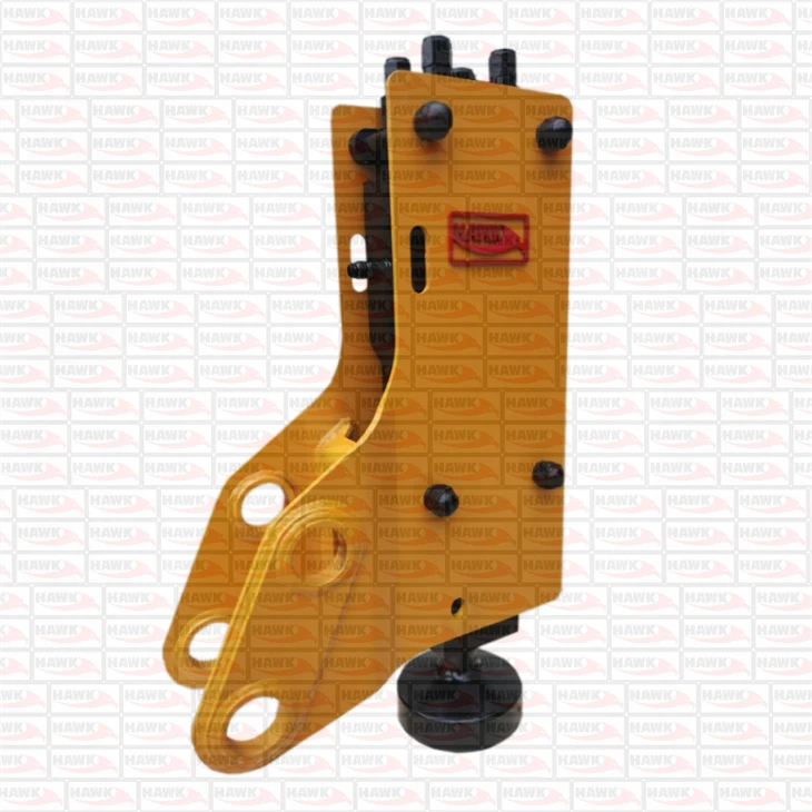 Skid Steer Mounted Hydraulic Pounder Driver Hammer