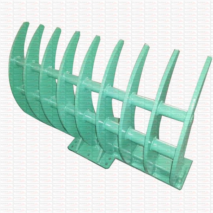 Grass Mini Excavator Root Rake